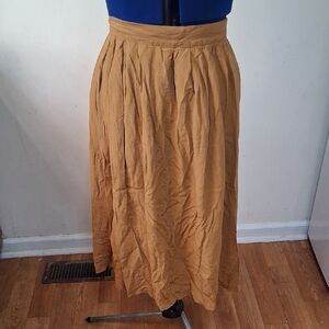 Womens Classic Mustard Skirt